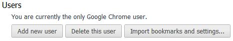 Google Chrome Import