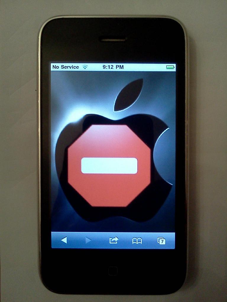 Hacked iPhone