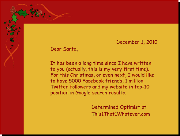 Letter to Santa